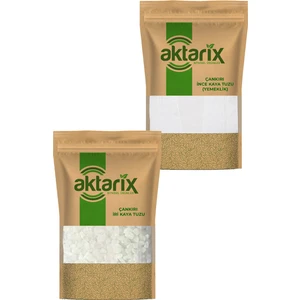 Çankırı Kaya Tuzu Seti 1 kg ( 500 gr İri Kaya Tuzu + 500 gr İnce Kaya Tuzu )