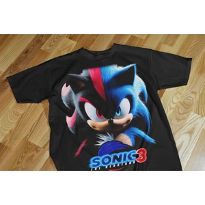 Sonic 3 Tshirt Çocuk Siyah