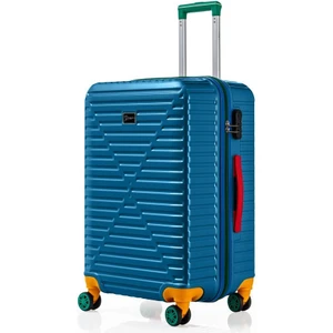 Kabin Boy %100 Polikarbon Valiz 4x2 Teker Mavi 1088