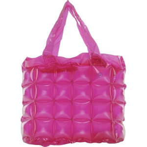 Kadın Plaj Çantası Pembe Şişme Omuz Çanta Plj01