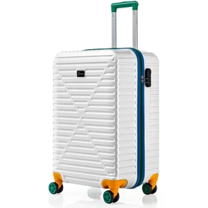 Kabin Boy %100 Polikarbon Valiz 4x2 Teker Beyaz 1088