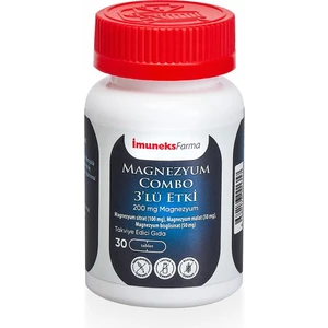 Imuneks Farma Magnezyum Combo 200 Mg 30 Tablet