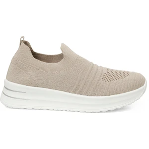 Leylı 5fx Krem Kadın Slip On