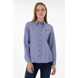 U.S. Polo Assn. Kadın Saks Gömlek Basic 50297002-VR045