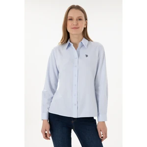 U.S. Polo Assn. Kadın Açık Mavi Gömlek Basic 50297002-VR003