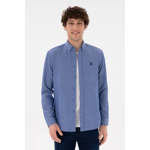 U.S. Polo Assn. Erkek Koyu Mavi Gömlek Basic 50296777-VR032