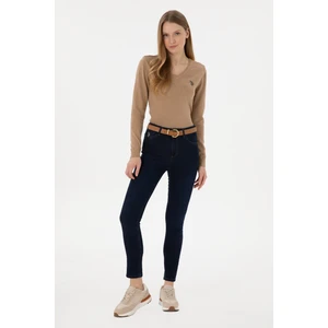 U.S. Polo Assn. Kadın Mavi Pantolon (Jean) 50297484-DN0022
