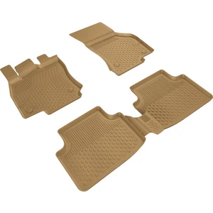 Volkswagen Golf 7 2013-2020 Uyumlu 4.5D Premium Havuzlu Oto Paspas BEJ RENK - Golf  7