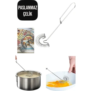 Paslanmaz Çelik Pratik Yumurta Çırpıcı Paslanmaz Çelik Çırpıcı