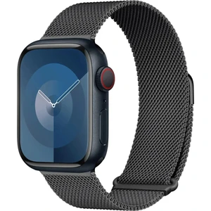MMP Shop Watch Seri 10 46MM Uyumlu Paslanmaz Hasır Örgü Metal Mıknatıs Kordon
