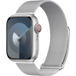 MMP Shop Watch Seri 10 46MM Uyumlu Paslanmaz Hasır Örgü Metal Mıknatıs Kordon