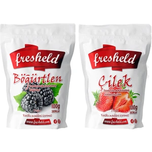 Fresheld Dondurularak Kurutulmuş Çilek ve Böğürtlen 100GR