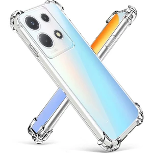Caseworld Infinix Note 30 4g Kapak Kamera Korumalı Airbag Antishock Köşe Korumalı Şeffaf Silikon Kılıf