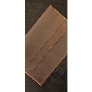MAT DERİ Macbook Kılıf 13 Inç Macbook Air Uyumlu Kahverengi Hakiki Deri Çanta