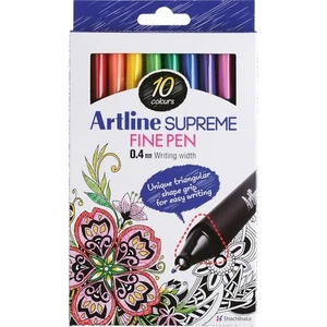 Supreme Fine Pen Assorted Box (10Pcs)