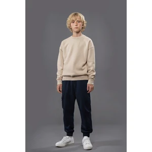 Trend Bebe Butik Beli Lastikli Erkek Çocuk Jogger Kargo Cepli Unisex Eşofman Altı