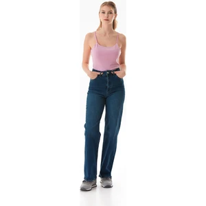 Yüksek Bel Wide Leg Jean