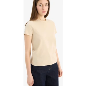 Regular Fit Bisiklet Yaka Basic Düz Kısa Kollu Tişört E5451AX25SP