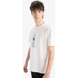 %100 Pamuk Looney Tunes Regular Fit Bisiklet Yaka Kısa Kollu Tişört E4750AX25SP