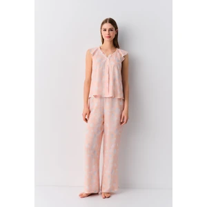 Shiny Askılı Maskülen Pijama Takımı