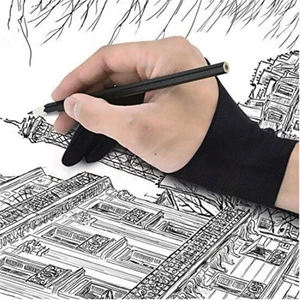 Grafik Tasarım Eldiveni Grafikçi Kara Kalem Grafik Çizim Eldiveni