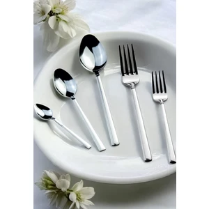 Kayern 6 Kişilik 30 Parça 18/0 Düz Çubuk Model  Çatal Kaşık Takımı