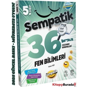 5.sınıf Sempatik Fen Bilimleri 36 Haftalık Kazanım Denemeleri