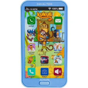 Can Ali Toys Kukuli̇ Oyuncak Telefon Mavi̇