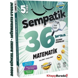 5.sınıf Sempatik Matematik 36 Haftalık Kazanım Denemeleri