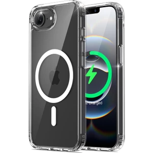 Apple iPhone 16E Kılıf Manyetik Şarj Özellikli Embos Kapak