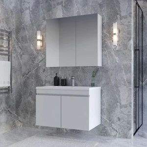 Teta Home Tokyo 80 cm Mdf Banyo Dolabı Seti