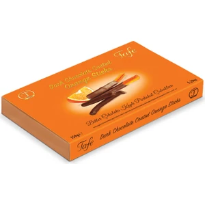 Bitter Çikolata Kaplı Portakal Çubukları 150 gr