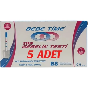 Bebe Time Strip Testi 5 Adet