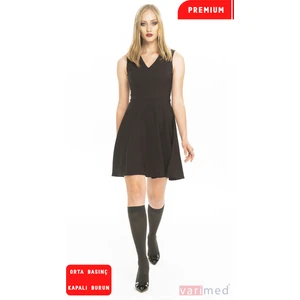 V32112 Premium CCL2 Orta Basınç Diz Altı Kapalı Burun Normal Boy Çorabı