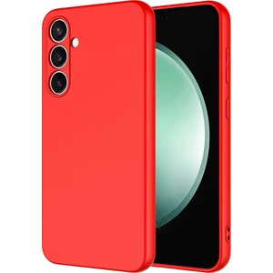 Case 4U Galaxy S25 Plus Kılıf Kamera Korumalı İçi Kadife Logosuz Mara Lansman Silinebilir Kılıf Kırmızı