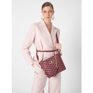 Pierre Cardin Bordo Omuz Çantası 05PO25Y1992-SMKN Br