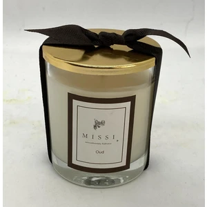 Kapaklı Oud Kokulu Vegan Mum (140 gr)