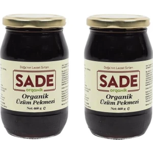 Sade Organik Üzüm Pekmezi 2 x 460 gr