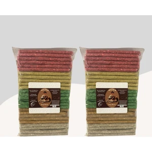 Premium 5 Renkli Munchy Çubuk 100lü Köpek Ödülü 2 Paket