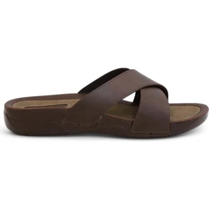 Konfores 1162-9877 Tam Anatomik Terlik - NKT01162-KAHVERENGI-42