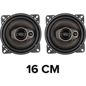 RST-160 16CM Tweeterlı Coaxıal 2X180WATT Yuvarlak Takım Hoparlör Speaker (2 Li Takım)Ial Takım Hoparlör