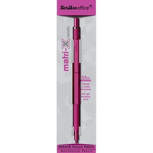Matri-X Versatil 0.5 mm Metalik Pembe Şeffaf Amb.