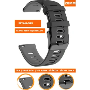 20 mm Fossil-Welder-Casio-Seiko-Omega-Armani Saat Uyumlu Silikon Saat Kordonu Kayışı A5620MM