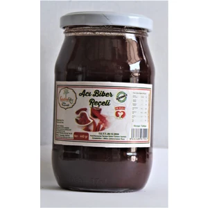 Acı Biber Reçeli (Aşk Reçeli ) -Acı Samandağ Biberi Reçeli 440 gr