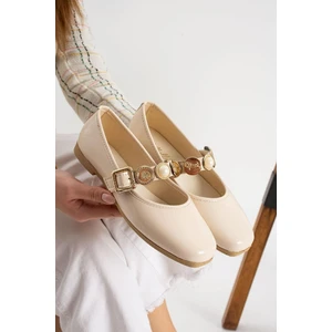 Kadın Babet Rahat Hafif Ses Yapmaz Kemer Taşlı Günlük Babet Ev Ofis Dış Mekan Ayakkabı