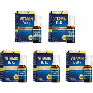 Vitamin D3K2 Sprey 30 ml 5 Adet