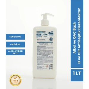 ® Alkol ve QAC Bazlı El ve Cilt Antiseptik Dezenfektan 1 LT | Güvenli ve Etkili Koruma