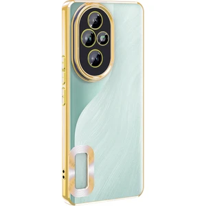 Honor 200 Uyumlu Kılıf Omega Silikon Kamera Korumalı Gold