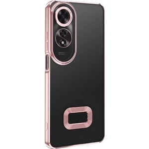 Oppo A60 Uyumlu Kılıf Omega Silikon Rose Gold