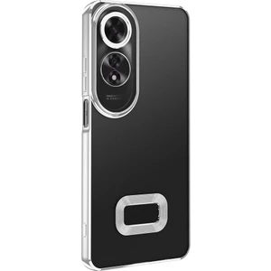 Oppo A60 Uyumlu Kılıf Omega Silikon Gümüş